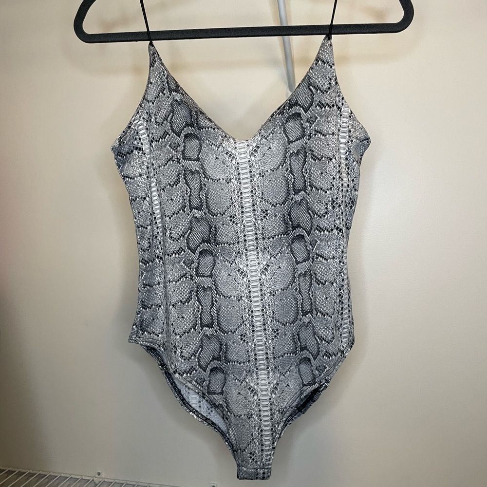 Snakeskin Bodysuit, Women’s S